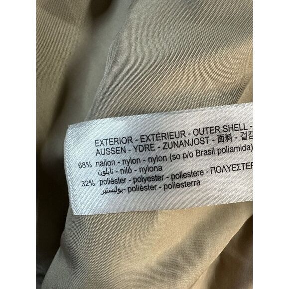 Zara Double Breasted herringbone print Beige Lapels Coat Medium - Picture 10 of 12